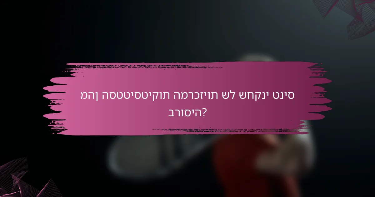 מהן הסטטיסטיקות המרכזיות של שחקני טניס ברוסיה?